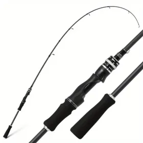 Multi-purpose Casting And Spinning Rod, Carbon Fiber Design, With Guide Ring, Ergonomic Handle, Suitable For Seawater, Light And Sensitive, Comfo
